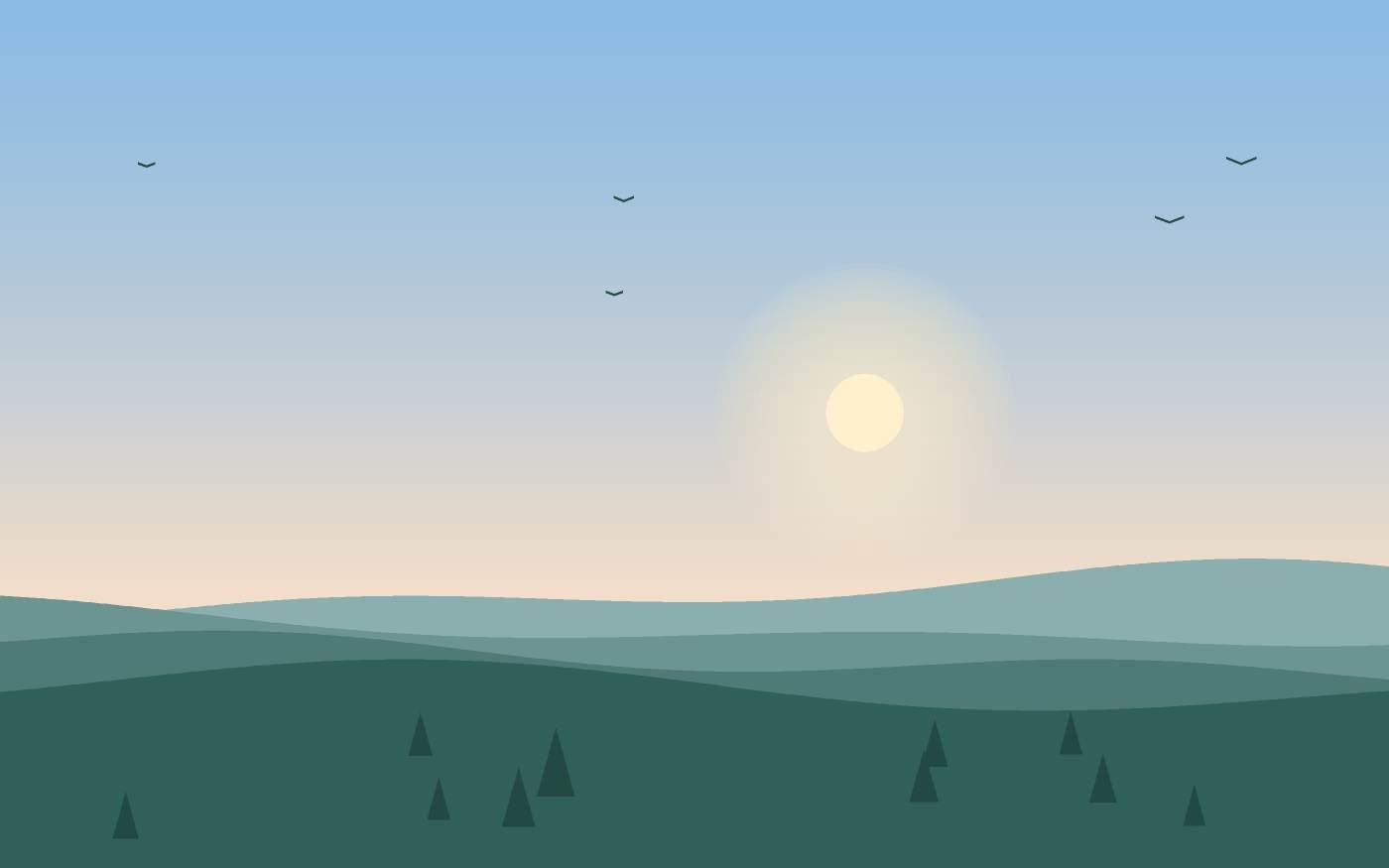 Landschapsillustratie
