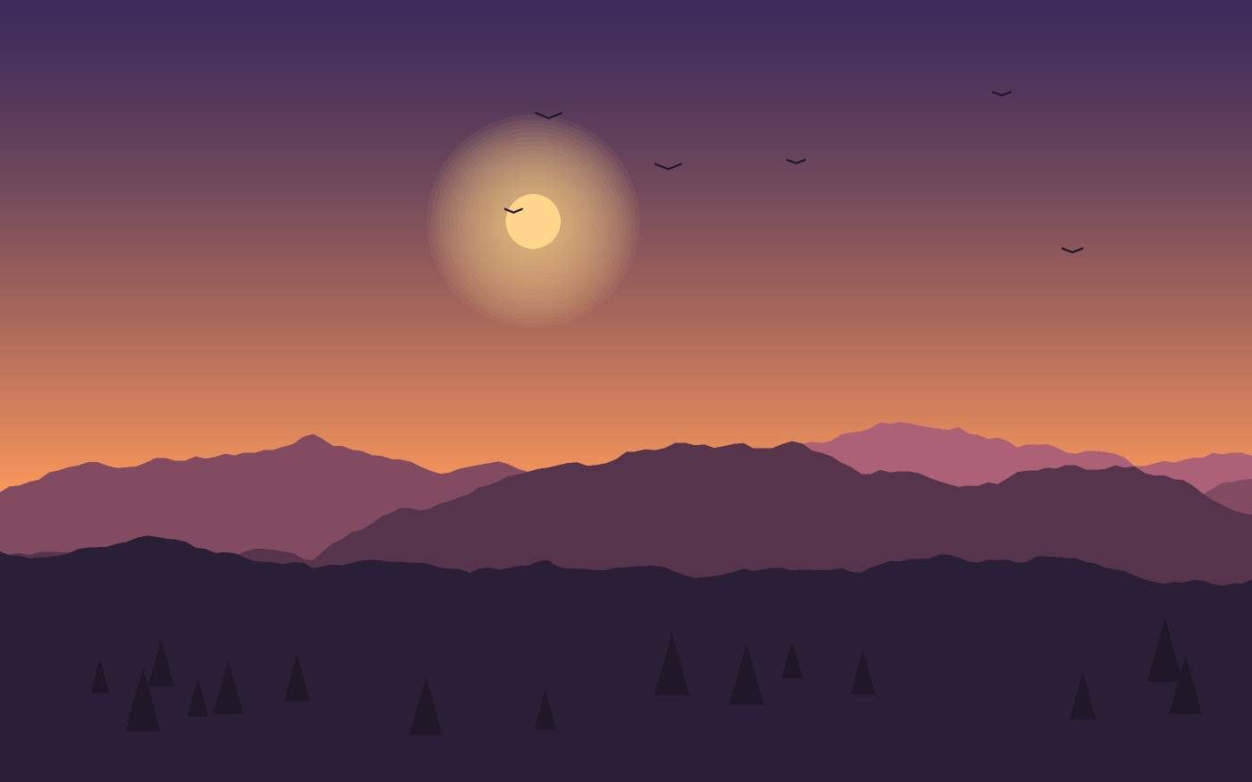 Landschaftsillustration