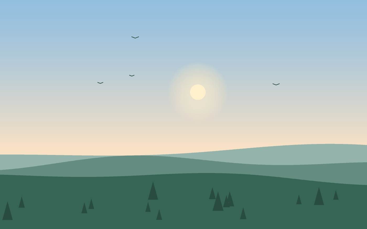 Ilustrace krajiny