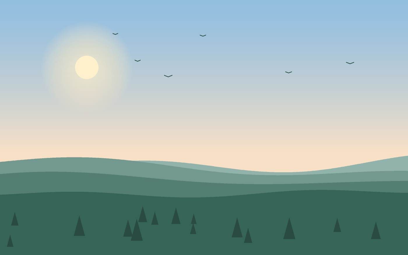 Landschaftsillustration