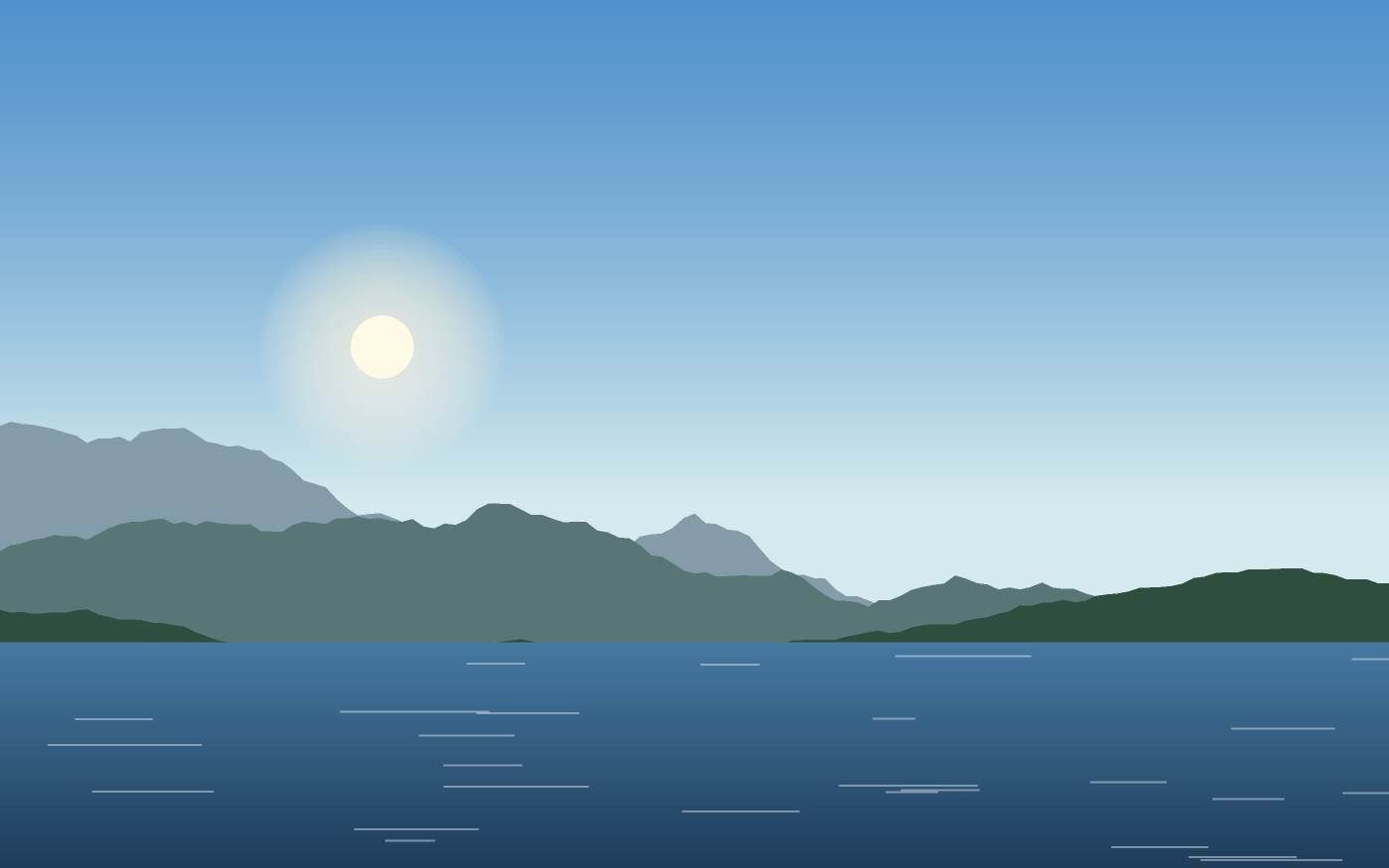 Landschapsillustratie