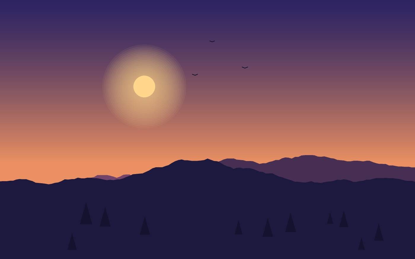 Ilustracja krajobrazu